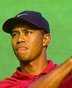 Tiger Woods With Tongue