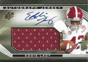 Eddie Lacy Card with Jersey